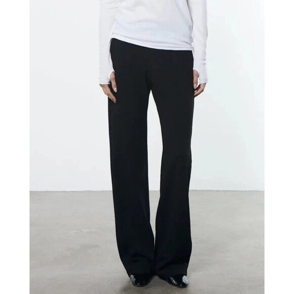 Enza Costa Everywhere Pants in Black 1 Small New Womens Relaxed Trousers - Picture 12 of 14